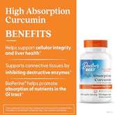 Doctor's Best, High Absorption Curcumin, 120 Veggie Caps